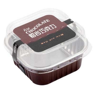 冰山熔岩巧克力蛋糕包装盒模具