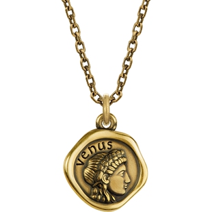 MONOLOGUE大英博物馆维纳斯黑金复古黄金女神吊坠MR723妇女节礼物