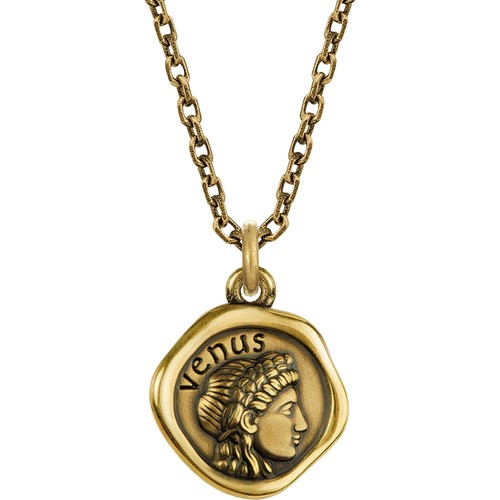 MONOLOGUE大英博物馆维纳斯黑金复古黄金女神吊坠MR723圣诞礼物