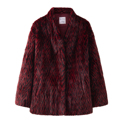 新款进口水貂毛皮草外套女2025冬季中长款V领年轻百搭貂皮大衣女