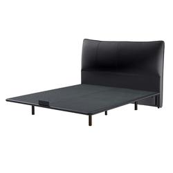 金可儿真皮靠包悬浮床架