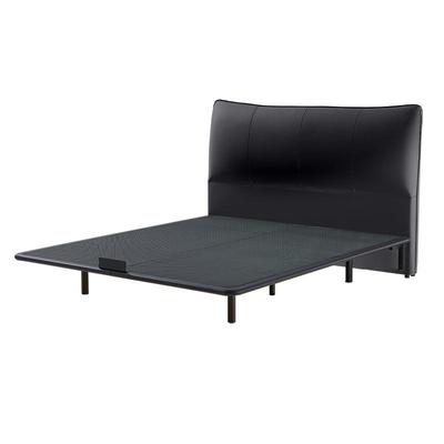 金可儿真皮靠包悬浮床架