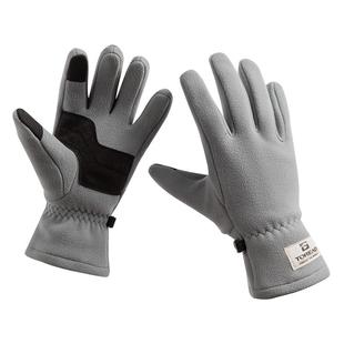 探路者户外抓绒手套冬季男女通用保暖舒适摇粒绒滑雪骑行登山防寒