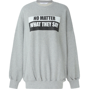 【38开门红】Pushbutton 女贴花棉质平纹布卫衣