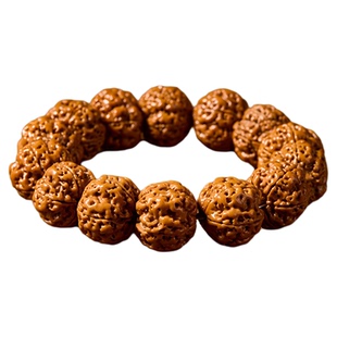 庆祥泰尼泊尔金刚菩提手串男士收藏级天然菩提子原籽木质文玩念珠