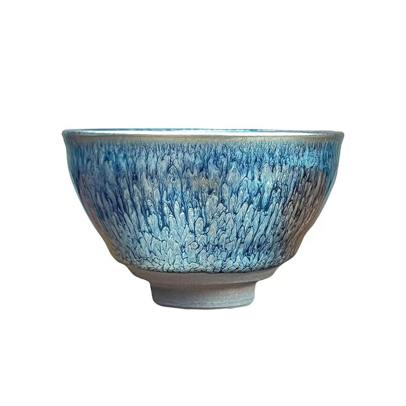 精品大师级手工建盏茶杯主人杯百花盏陶瓷大号功夫个人杯茶具天目