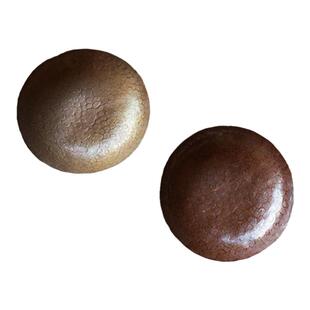 红铜黄铜豆芽碗 锤目纹手工简约干泡茶器 可干烧盘焙茶熏香炉配件