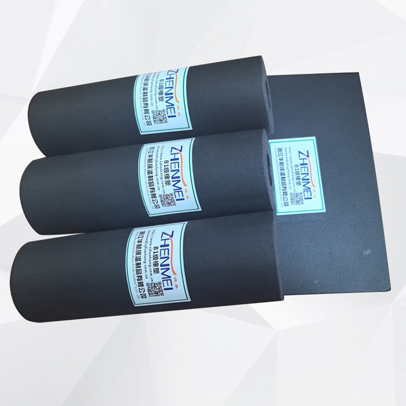 B1级橡塑保温板阻燃隔热保温橡塑板屋顶管道保温隔音橡塑板批发