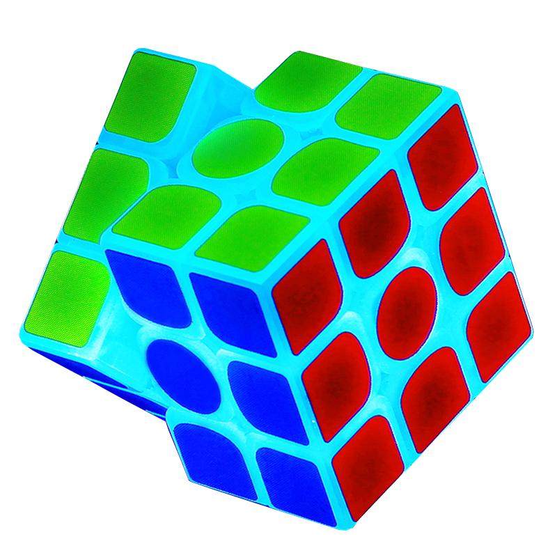 zcube夜光魔方三阶二四五全套异形金字塔发光小学生专用儿童益智
