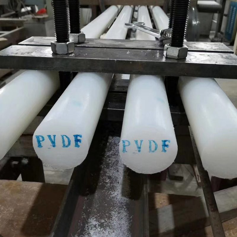 PVDF板棒聚偏二氟乙烯耐磨耐高温耐水解PVDF白色塑料板加工零切