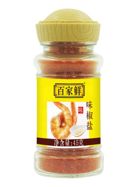 百家鲜椒盐粉家用烧烤正宗调味调料手抓饼羊肉串鸡排油炸撒料瓶装