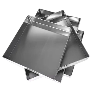 通用空调外机接水盘带排水不锈钢漏水排水槽托盘工厂滴水接液托盘