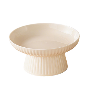 猫碗陶瓷猫食盆宠物狗盆猫粮碗高脚狗碗防打翻护颈宠物盆大口径