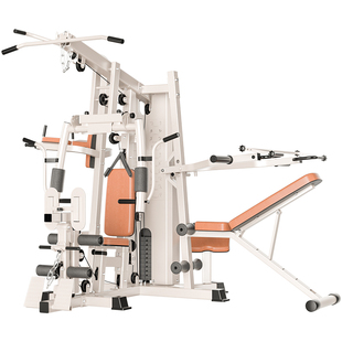 综合训练器三人站运动器械家用高拉健身器材多功能大型力量组合机