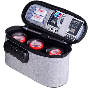 印章包带锁密码小型便携式U盾发票组合保管箱公司图章公章收纳盒