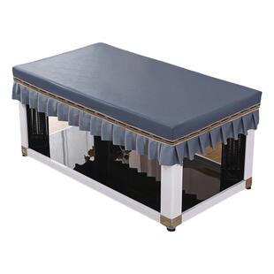 防水防油茶几皮罩长方形电炉烤火桌布免洗餐桌套加厚PU防烫桌垫子