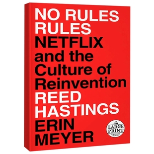 No Rules Rules Netflix英文原版 无规则的规则 不拘一格 网飞传奇 公司文化的重塑 樊登 曾鸣推荐 商业管理