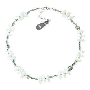 【TRACK OF OCEAN脚印】GET'EM ON珍珠贝珠拼接原创情侣小众项链