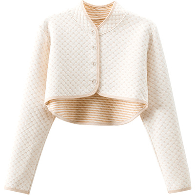 护肩颈椎坎肩睡觉保暖纯棉秋冬