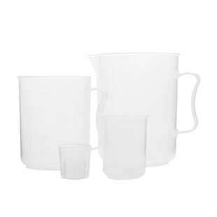 爱皂坊 DIY手工皂透明塑料量杯加厚型带刻度1000/500/100/30ML