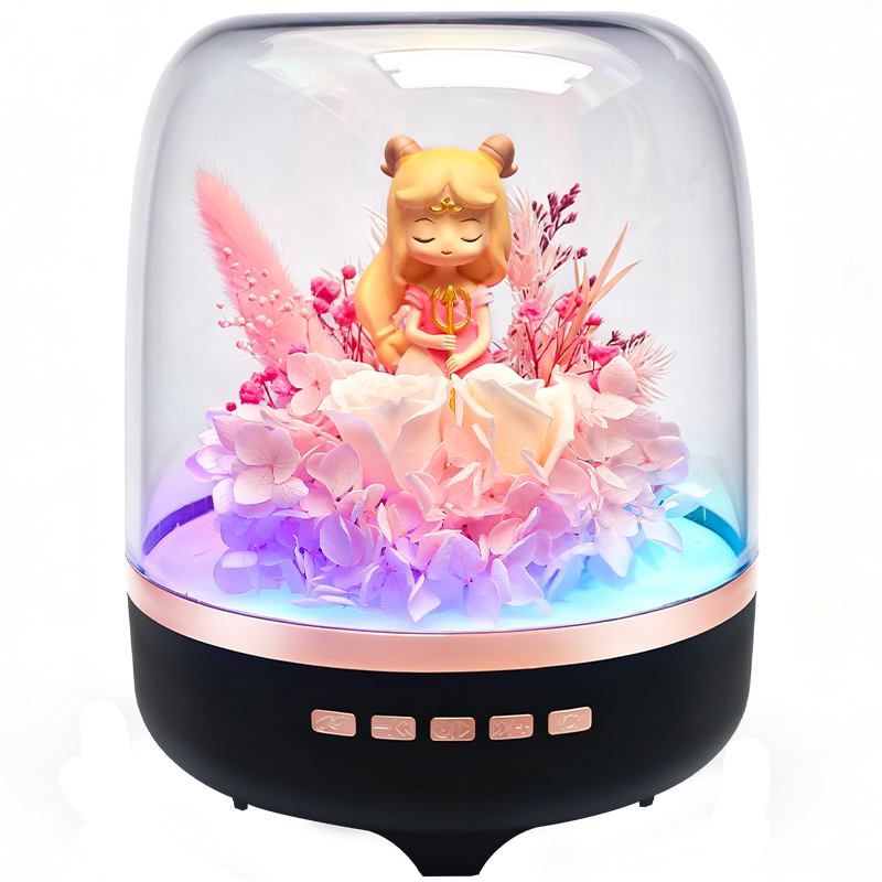 十二星座玫瑰永生花蓝牙音响礼物