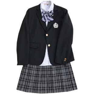现货喵丸原创泽南高校JK制服西装西式外套2粒扣学院校供秋冬上衣