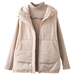 冬季大码200斤连帽羽绒棉马甲女胖mm宽松外穿背心坎肩马夹外套潮