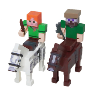 我的世界磁力公仔磁吸底板方块积木自选男孩儿童益智玩具拼装人仔