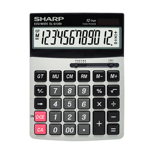 SHARP夏普EL-G1200办公商务型计算器大码大屏大按键会计财务机器