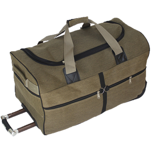 30寸超大容量帆布158国际航空托运拉杆行李包26寸搬家打工旅行包