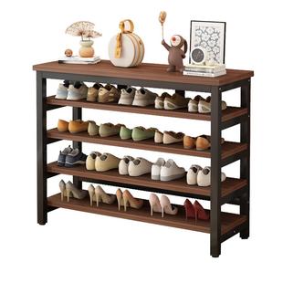 简易鞋架家用门口多层大容量入户玄关置物架钢木鞋柜收纳架省空间