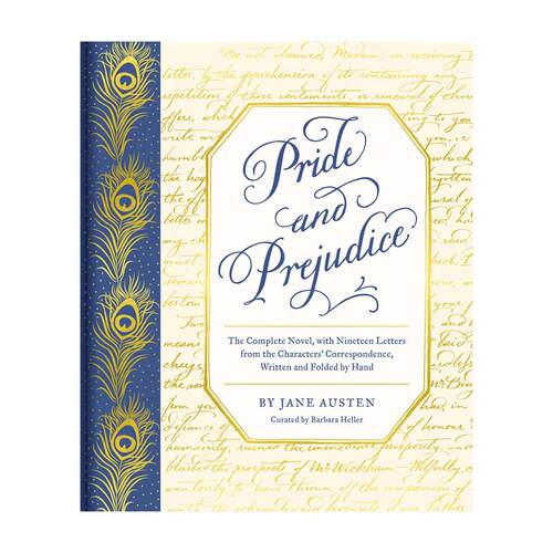预售 英文原版 傲慢与偏见 豪华收藏版 含19封手写信 Pride and Prejudice (Handwritten Classics)