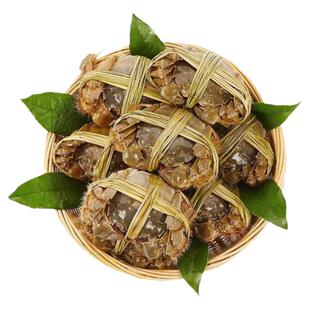 固城湖大闸蟹鲜活特大螃蟹3～4两母蟹4～5两公蟹河蟹九指蟹八只装
