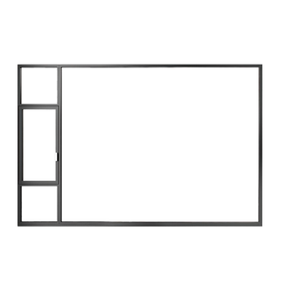 定制门联窗一体设计可当门可当窗外开下悬内开内倒双飞翼隔音断桥