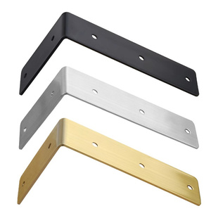 层板托免打孔不锈钢支架墙上板托架角铁直角固定器三角悬空置物架