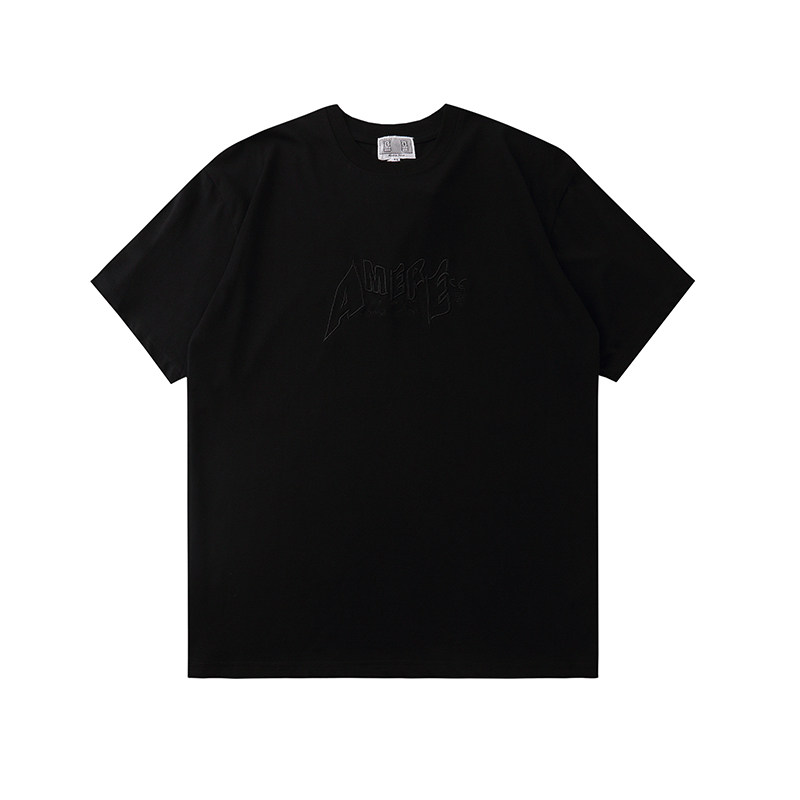 CAV EMPT 20/SS CE水洗做旧T恤男女蜡染黑色简约百搭限定刺绣短袖