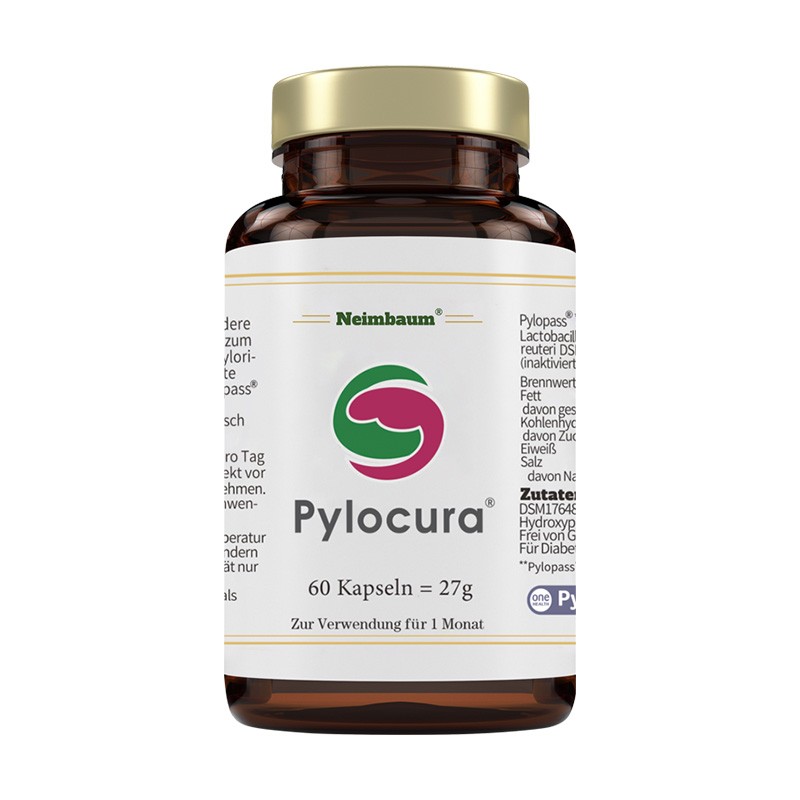 德國(guó)pylocura派洛庫大人中老年調(diào)理腸胃pylopass養(yǎng)胃益生菌60粒*3