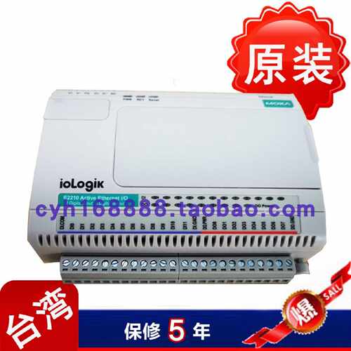 议价MOXA ioLongik E2210 智能以太网I/O 12个DI和8个DO通道