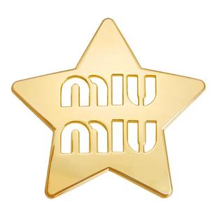 高级感vintage星星胸针m字母可爱字母五角星miu别针气质西装配饰