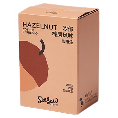 Seesaw咖啡液3杯试饮33ml*6杯