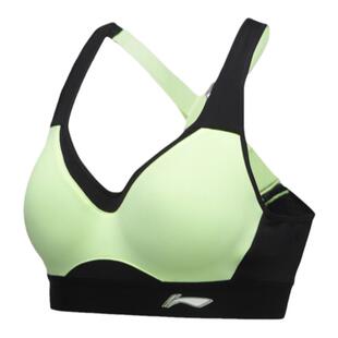 李宁子品牌运动内衣女士跑步胸衣高度支撑瑜伽弹力紧身AUBR012