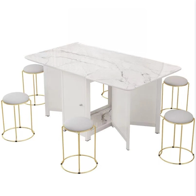 折叠餐桌餐椅组合可移动伸缩