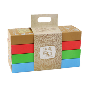 阳江手信莲香炒米饼瑞莲138g粒粒杏仁新口味粉酥4件套礼盒装包邮