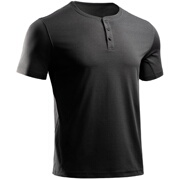 【两件更优惠】三代龙牙秘纤速干圆领短袖T恤男士夏棉感透气亲肤