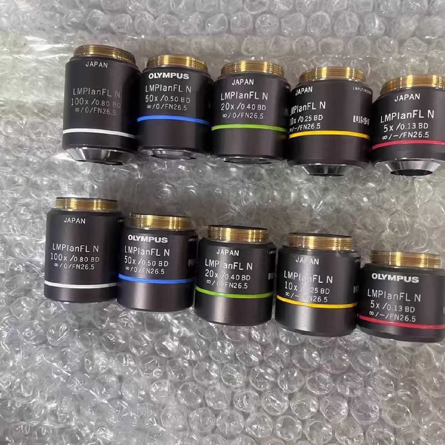 日本产OLYMPUS奥林巴斯LMPlanFL N显微镜物镜,