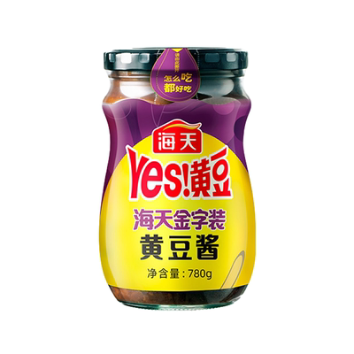 海天金字装黄豆酱780g大豆酱调料