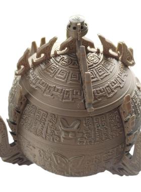 哪吒太乙天元鼎摆件存钱储物罐