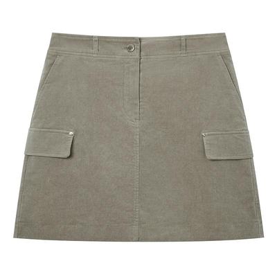 【商场同款】Hazzys哈吉斯灯芯绒短裤女士2025年秋季新款工装裤子