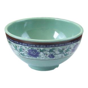 十个装加厚圆碗饭碗汤碗密胺小碗餐厅米饭碗快餐例汤碗塑料碗商用