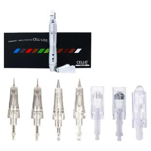 韩国纹绣针头卡扣全抛一体针纹眉毛眼线漂唇雾眉微晶片全抛仪器针